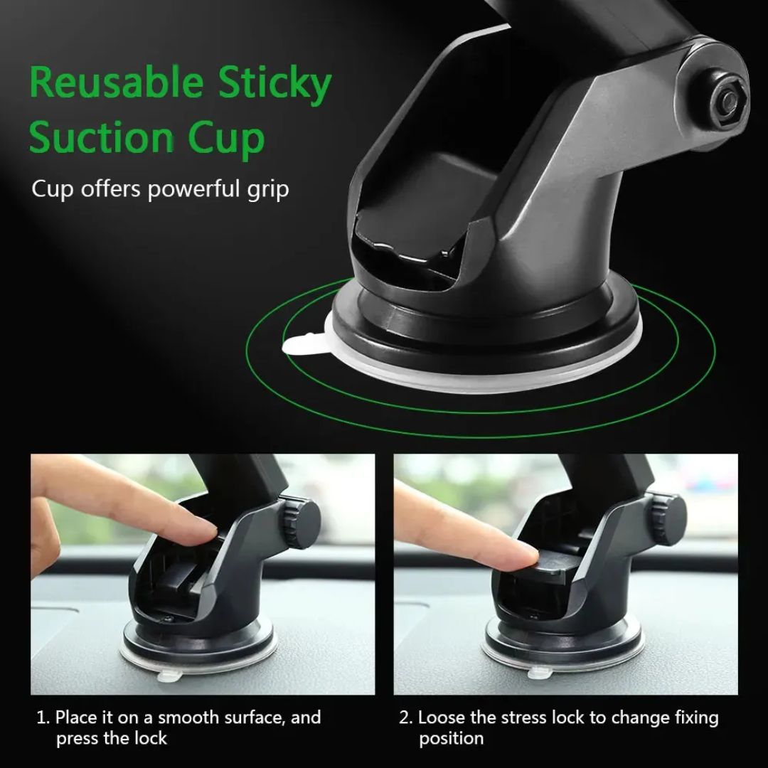 UNIVERSAL 360° DASH & WINDSHIELD PHONE STAND