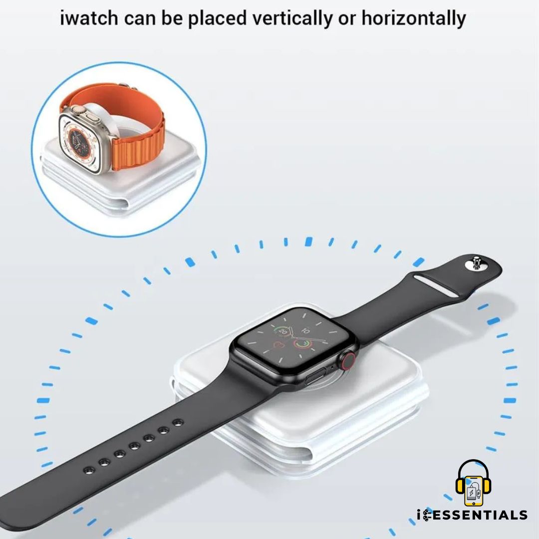 MAGNETIC FOLDABLE 3 IN 1 MAG-SAFE CHARGER