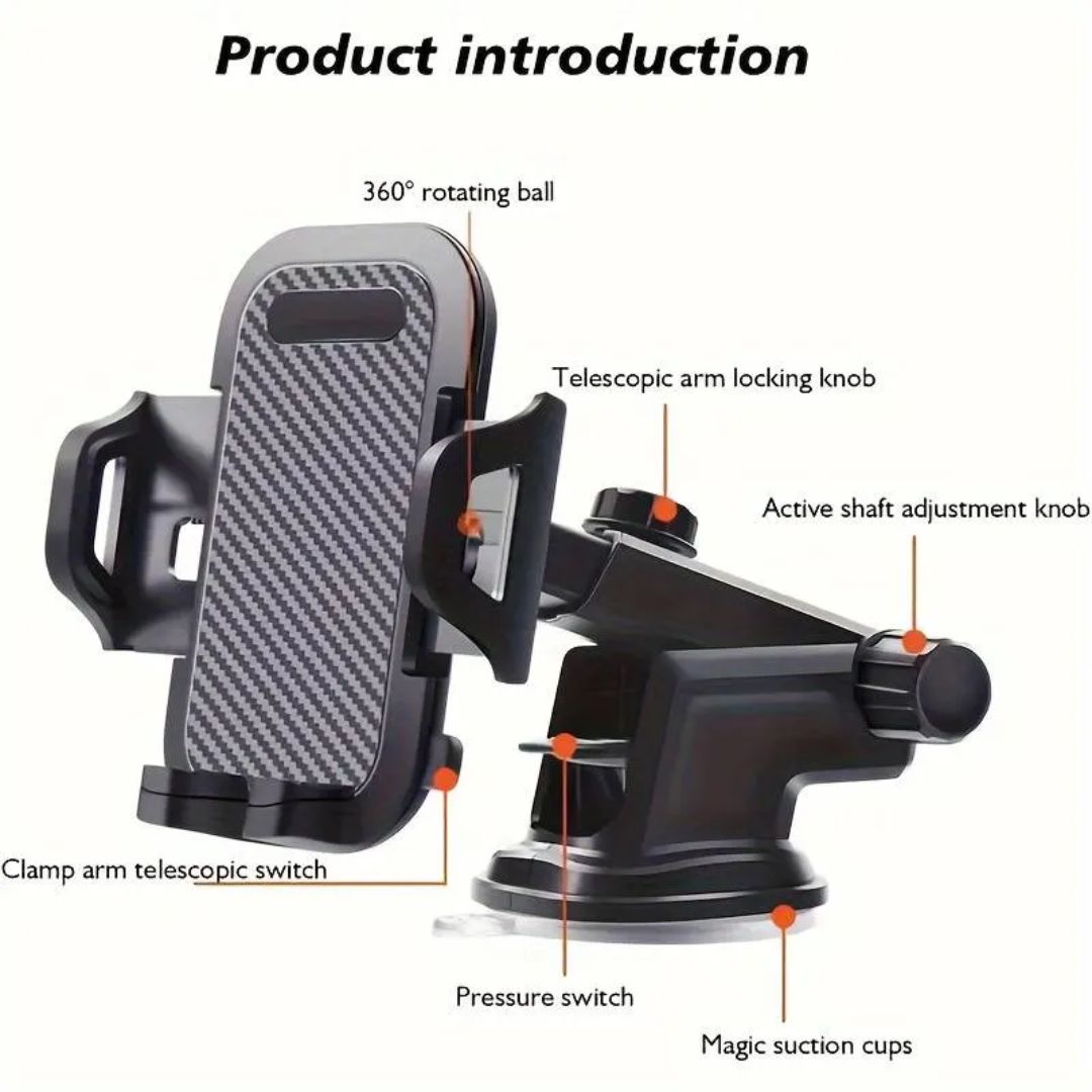 UNIVERSAL 360° DASH & WINDSHIELD PHONE STAND