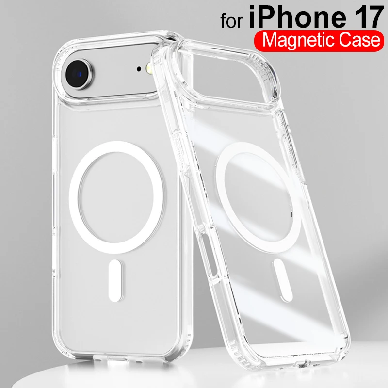 Original MagSafe Clear Camera Button Case for iPhone 17 / 17 Air / 17 Pro / 17 Pro Max