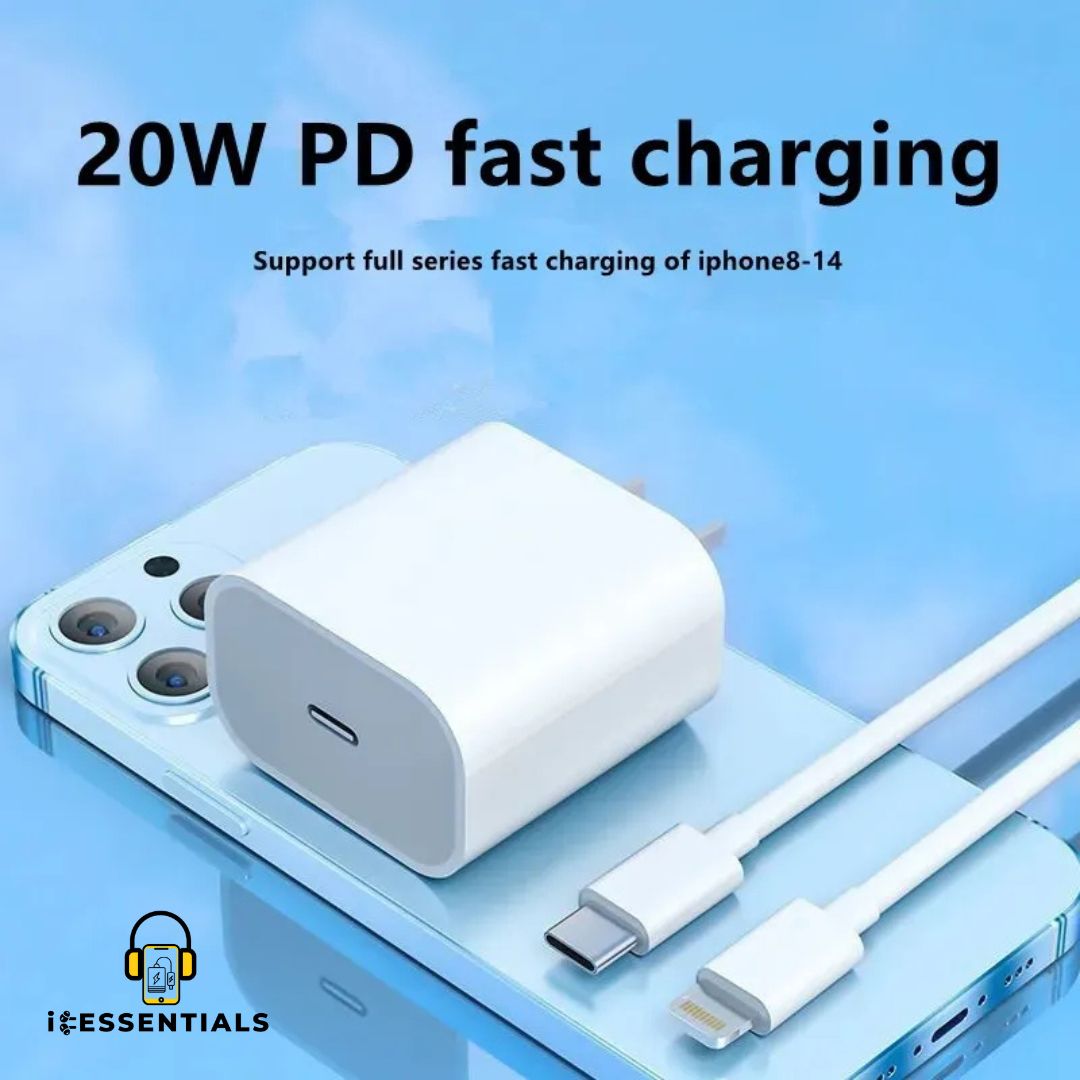 APPLE 20W USB-C FAST CHARGER ADAPTER 2 PIN