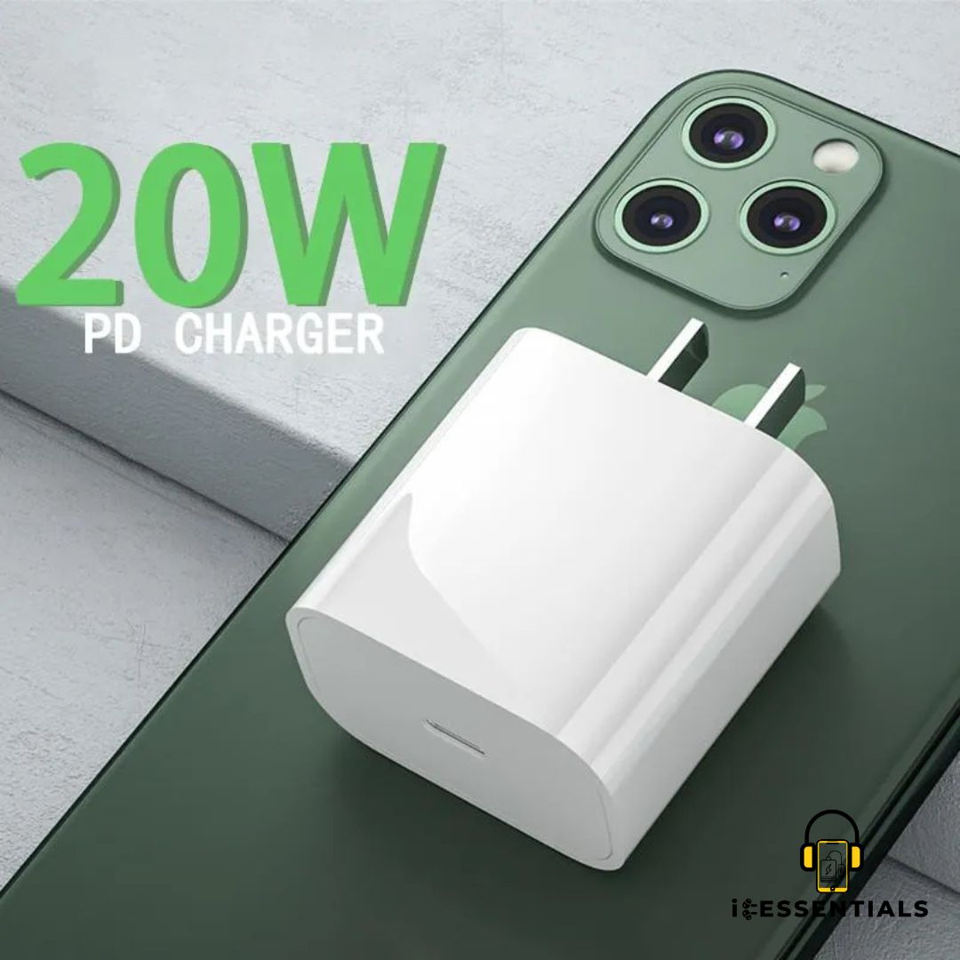 APPLE 20W USB-C FAST CHARGER ADAPTER 2 PIN