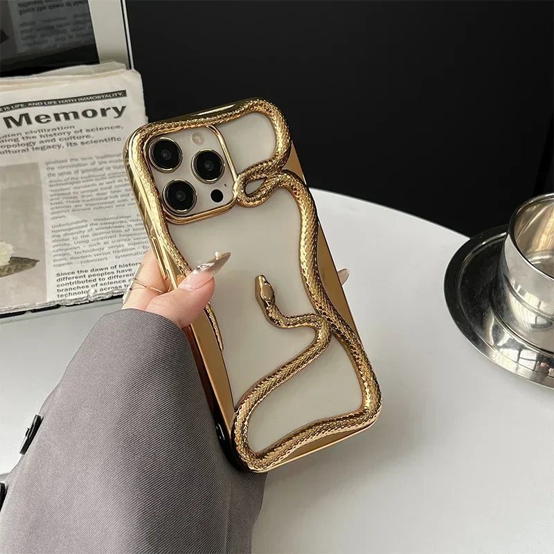 Matte 3D Hollow Snake Soft Case for iPhone 17 / 17 Pro / 17 Pro Max / 17 Air