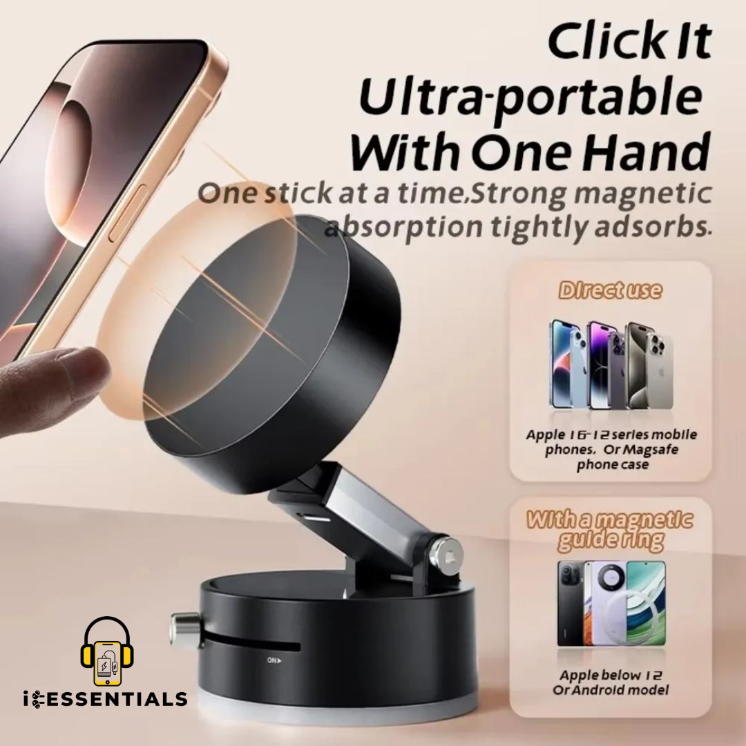 360° ROTATABLE MAGNETIC & SUCTION CUP MOBILE STAND