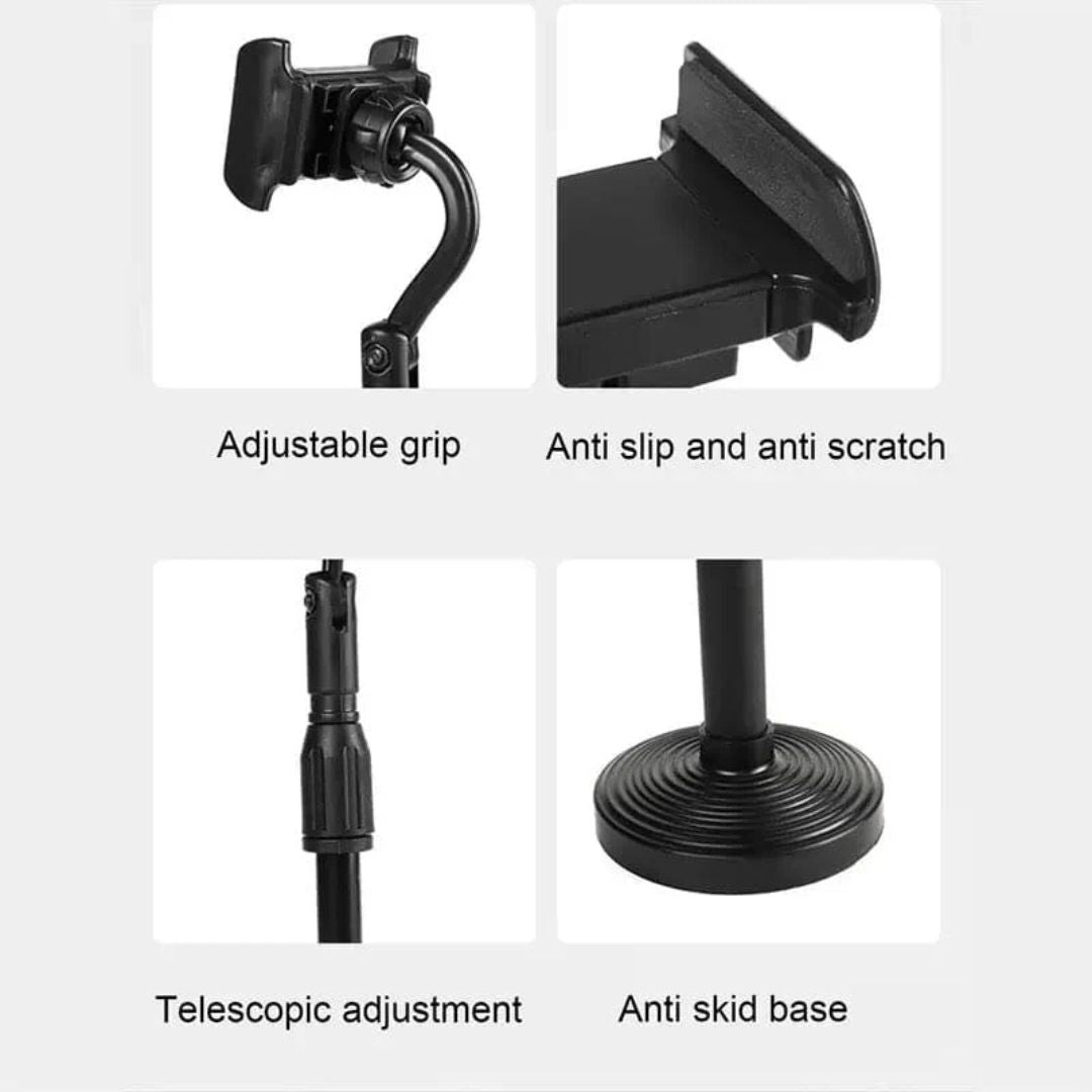 TELESCOPIC MOBILE HOLDER AND MINI TRIPOD STAND