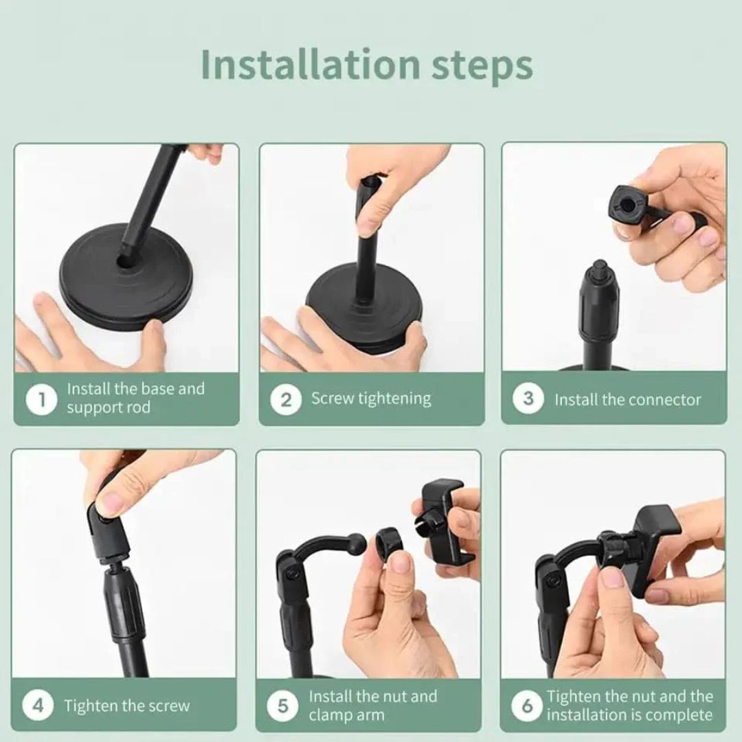 TELESCOPIC MOBILE HOLDER AND MINI TRIPOD STAND