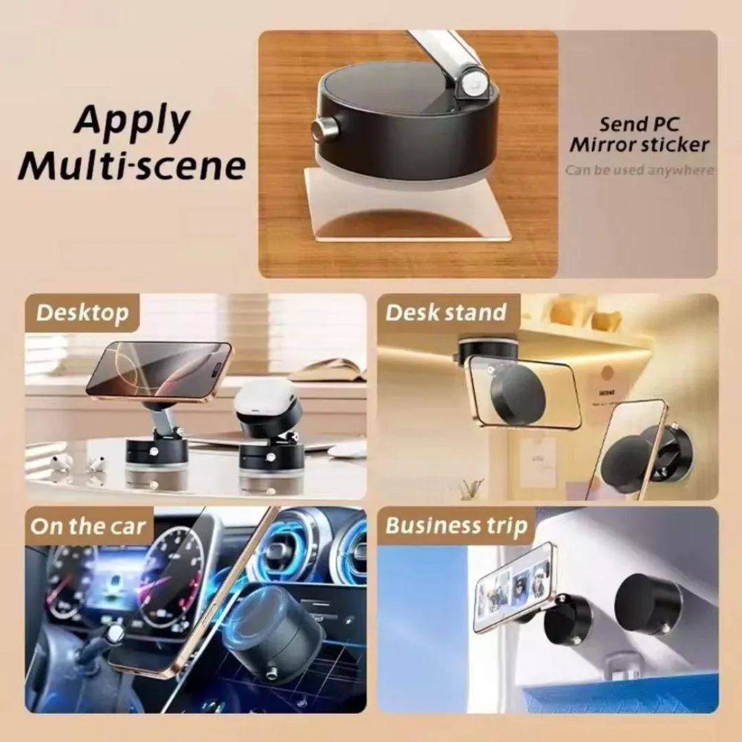 360° ROTATABLE MAGNETIC & SUCTION CUP MOBILE STAND