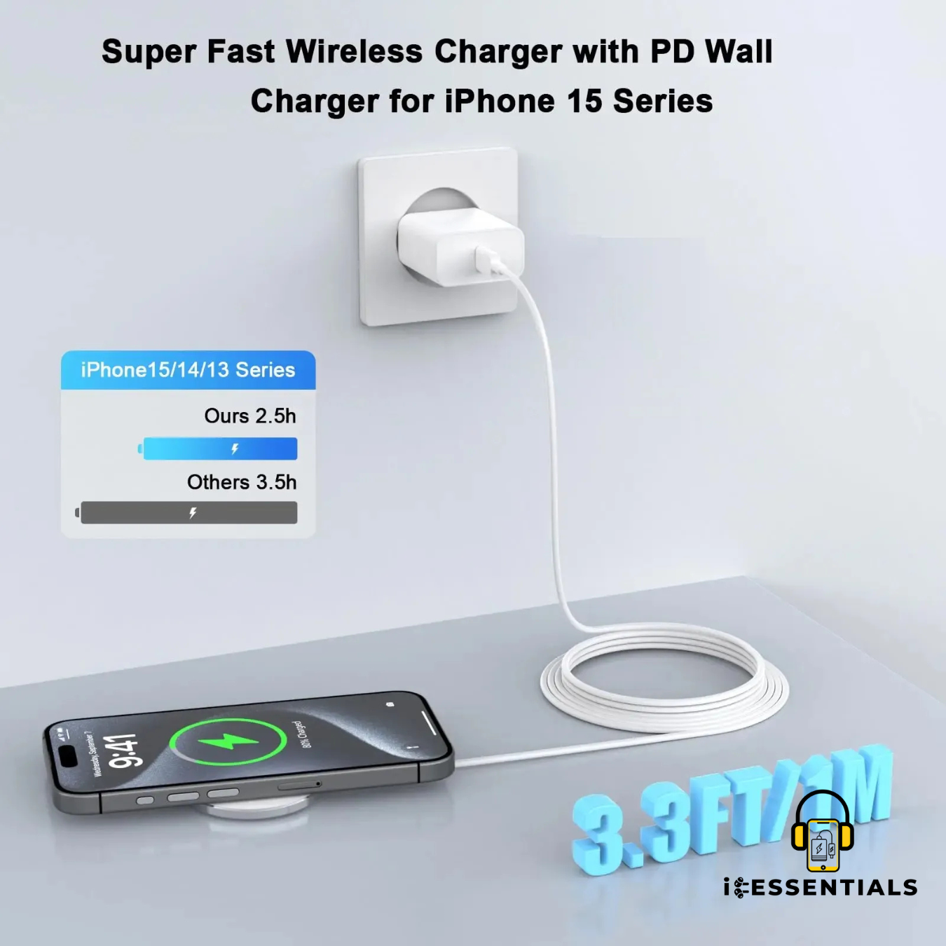 MAGSAFE MAGNETIC WIRELESS CHARGER