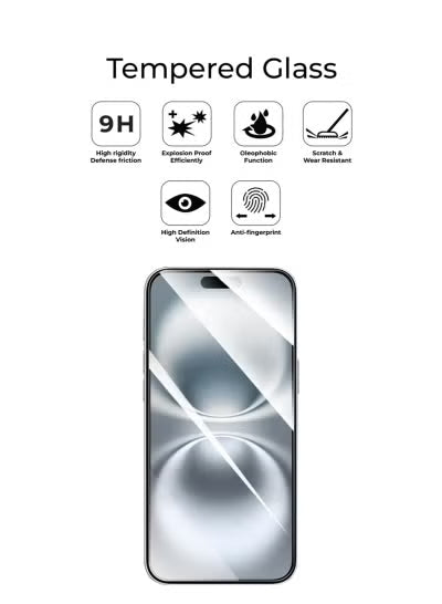 ArmorX 3D Glass Screen Protector for iPhone 17 Air, 17, 17 pro & 17 pro max