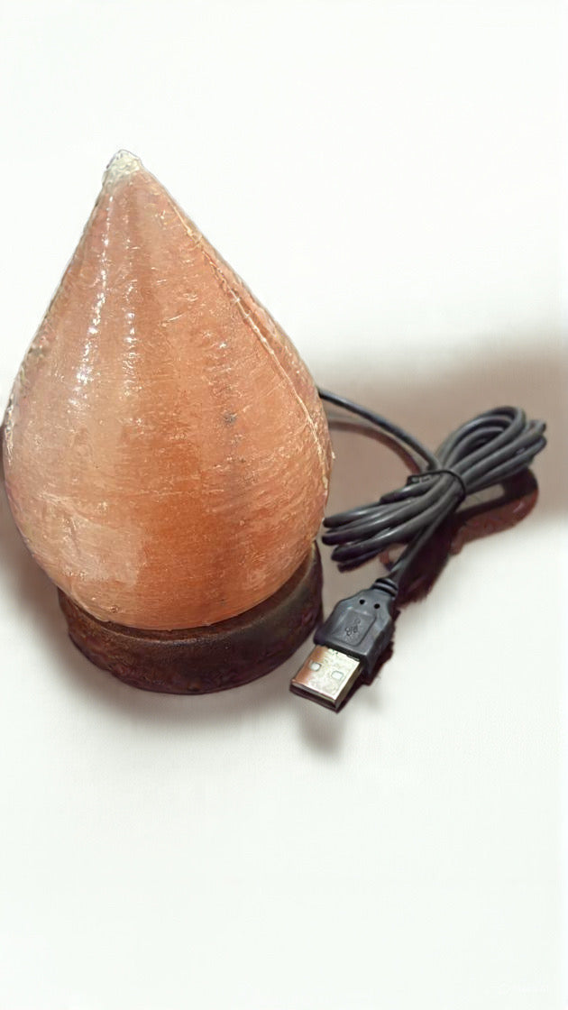 Himalayan Salt Lamp – Natural Crystal Night Light & Air Purifier