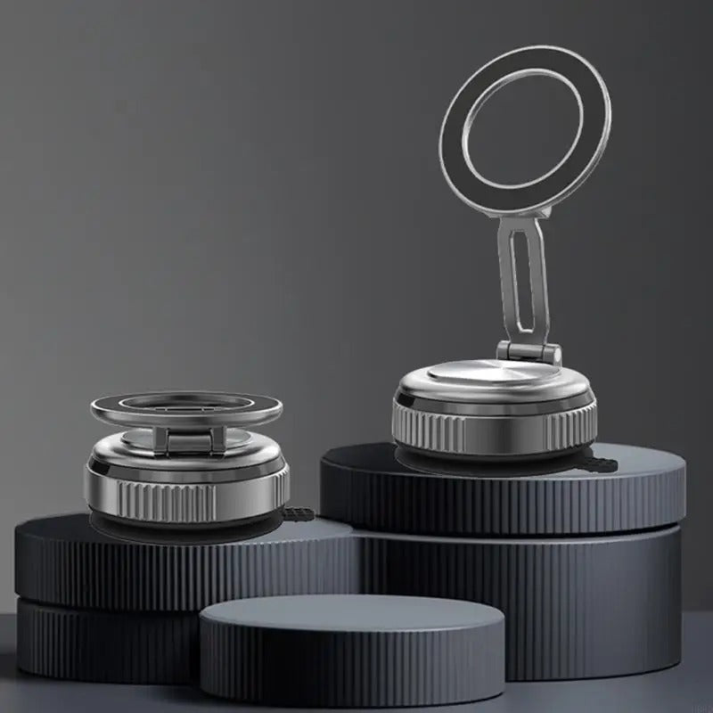 Foldable Magnetic Car Phone Holder 360° Rotating Dashboard Mount For iPhone