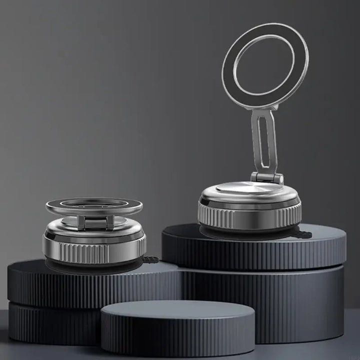 Foldable Magnetic Car Phone Holder 360° Rotating Dashboard Mount For iPhone