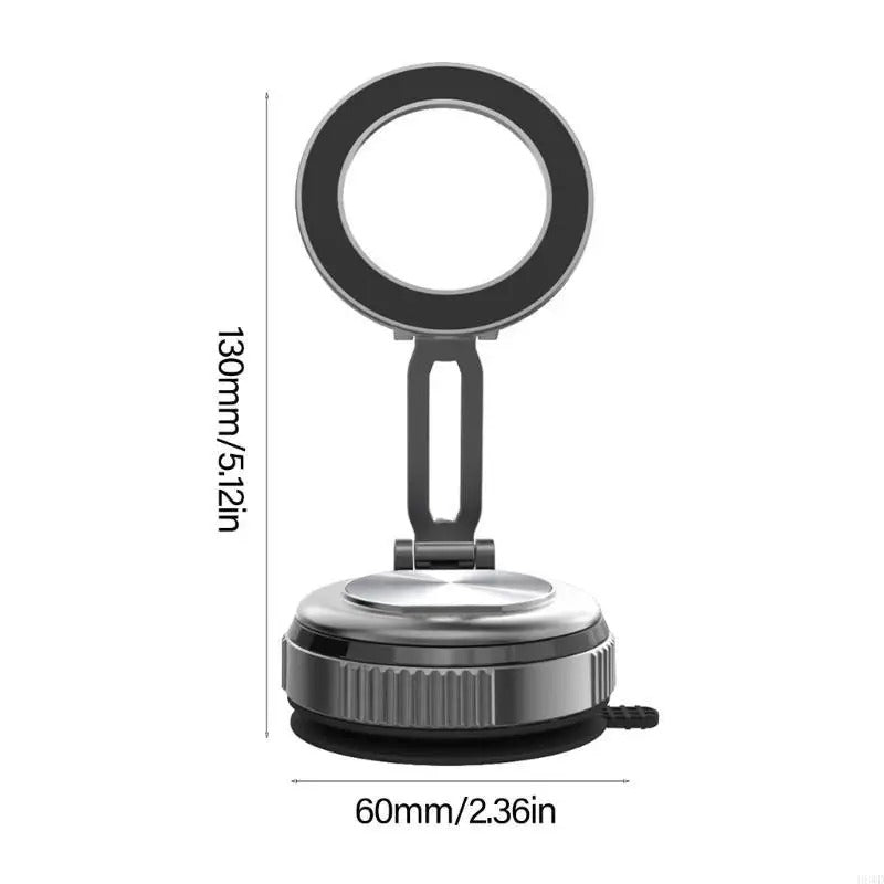 Foldable Magnetic Car Phone Holder 360° Rotating Dashboard Mount For iPhone