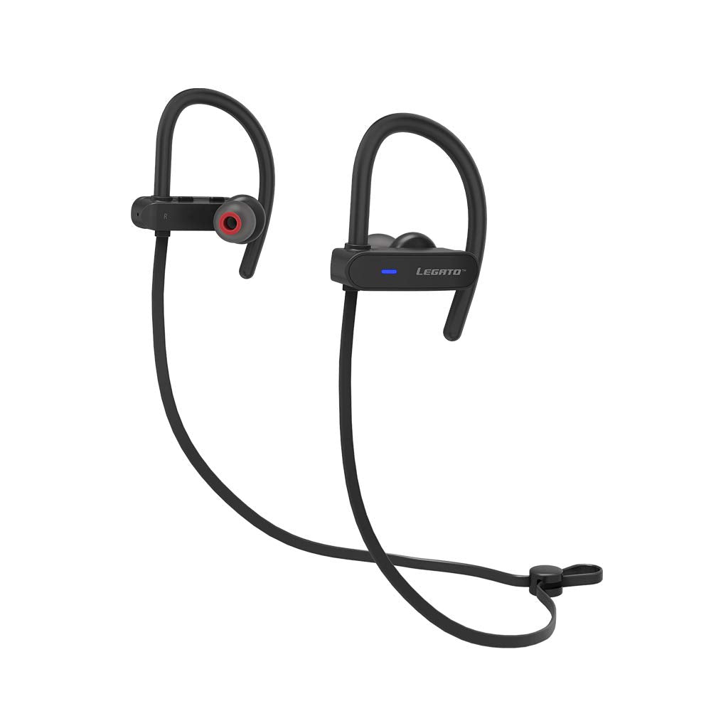 Spigen Legato Sport R53E IPX7 Bluetooth Wireless with Noise Cancelling Microphone and HD Sound- Black